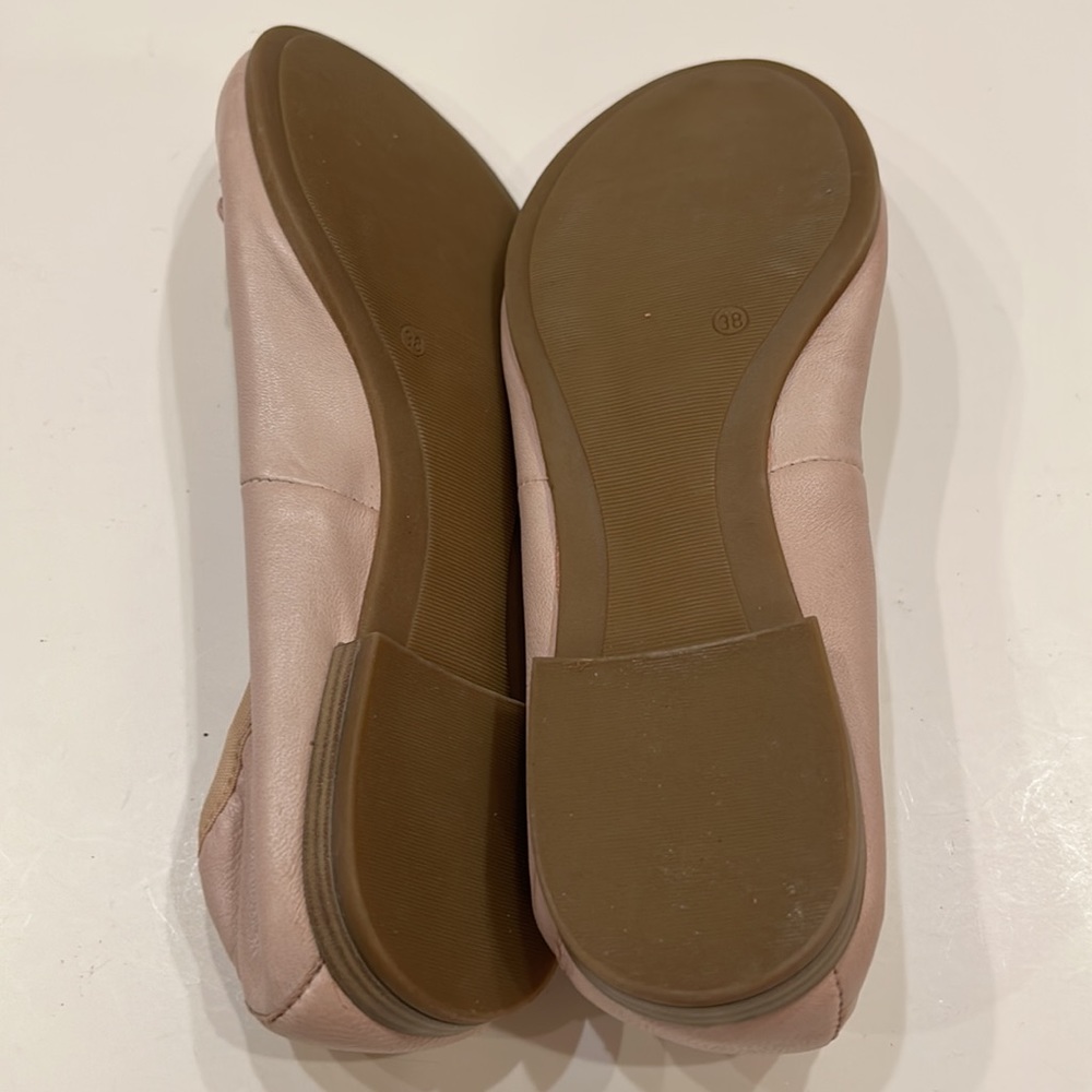 Tamaris leather flats Size 8 M Pale Pink - Picture 5 of 7